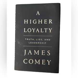 A Higher Loyalty by James Comey Hardcover book shows Damage Very Readable